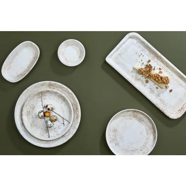By Bone Pastabord - Antico - Porselein - 25 cm (400cc) - set van 2
