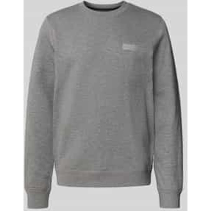 Regular fit sweatshirt van puur katoen