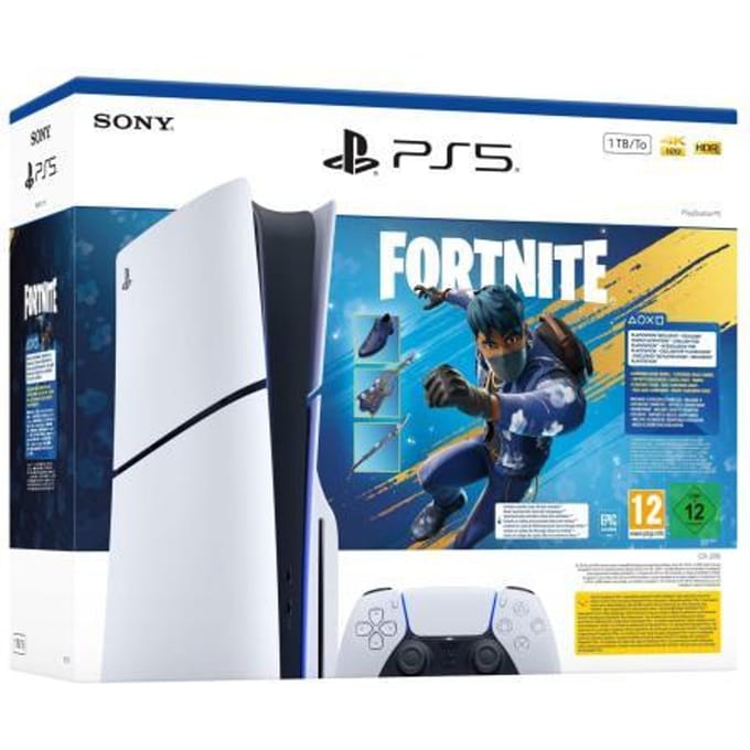 Sony PlayStation 5 PS5 1TB Slim Console Fortnite Flowering Chaos Bundel Consoles