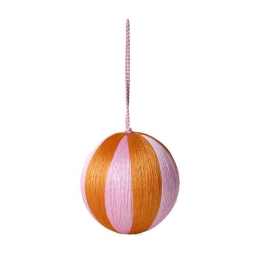 Rice kerstdecoratie strepen