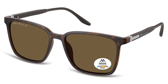 Montana Square Unisex Schildpad Bruin Gepolariseerd MP186