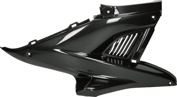 Zijscherm rechts TNT voor MBK Nitro, Yamaha Aerox carbon