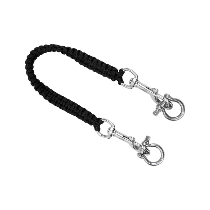 Duikcamera Lanyard Corrosie Roestbestendigheid 360 graden Flexibele Rotatie Duikaccessoires voor zwart