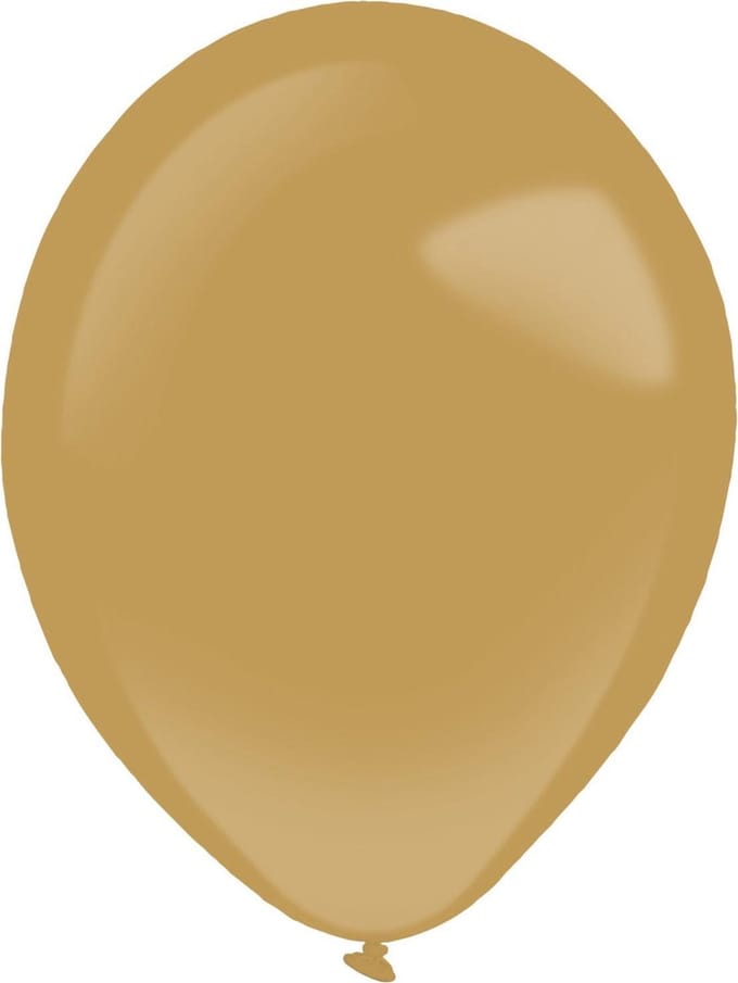 Amscan Ballonnen 28 Cm Latex Bruin 50 Stuks