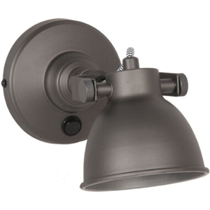 LABEL51 - Wandlamp Bow - Antraciet - 22x11x14cm