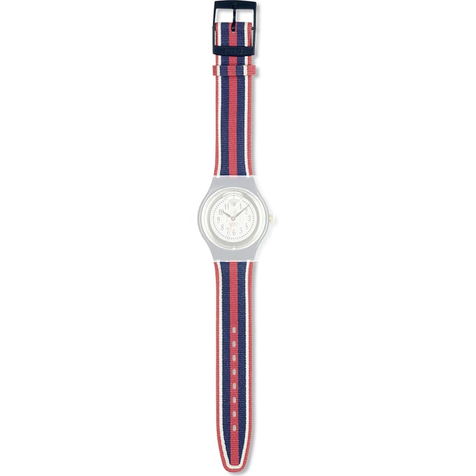 Swatch Plastic - Auto/Scuba/Chrono - SA/SC/SD/SE/SH/SO/ST ASAN105 SAN105 Time & Stripes band