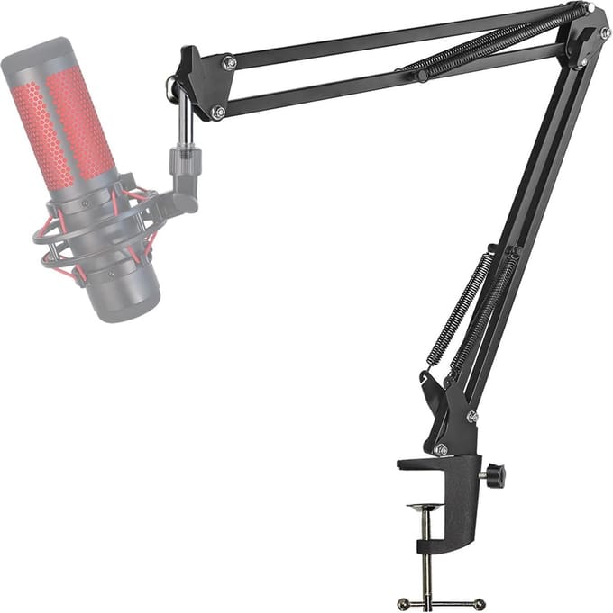 Professionele studiomicrofoonstandaard, compatibel met HyperX QuadCast S-microfoon