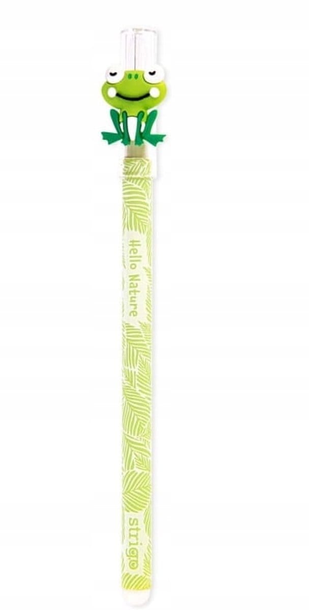 Strigo Nature Uitwisbare Pen - Blauw, 0.5mm