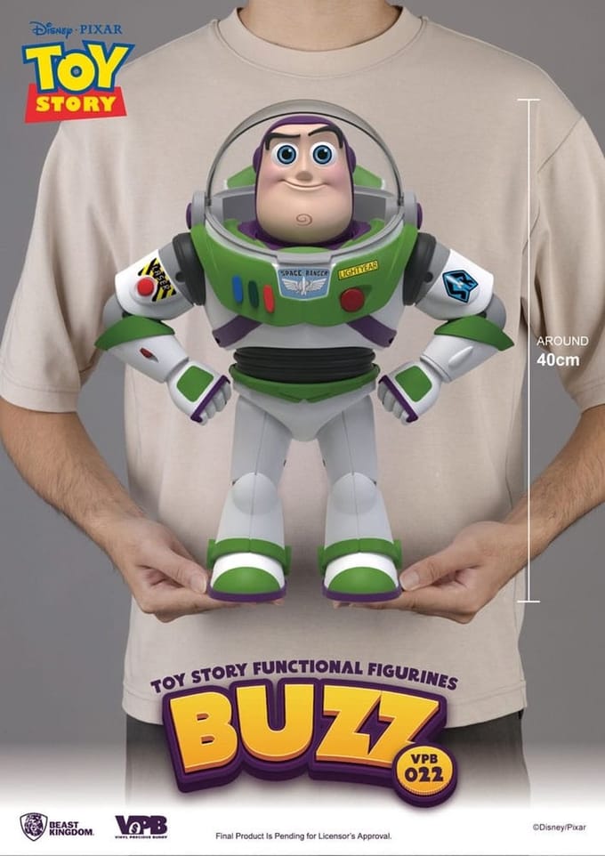 Beast Kingdom Toys Toy Story Functional Figurines PVC Buzz 40 cm Action Figuur