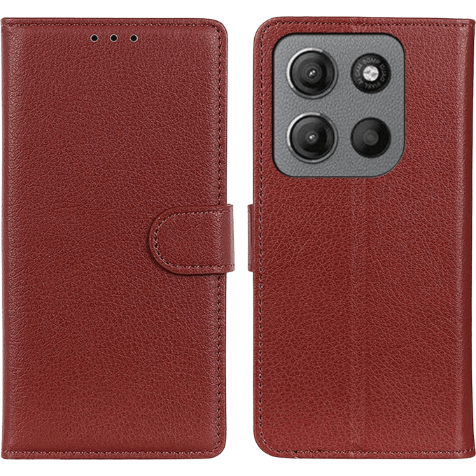 Comfycase Motorola Moto G17 Power Mandala Wallet Bruin