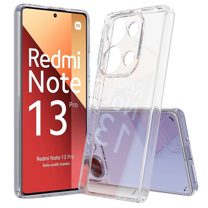 CaseBody Redmi Note 13 Pro 4G Airbag Schokbestendig Hoesje Transparant