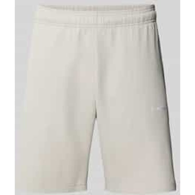 Korte broek met elastische band en labelstitching, model 'TROY'