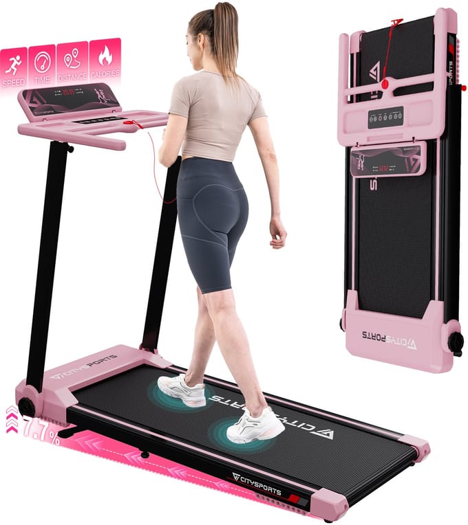 CITYSPORTS WP9 Loopband 1-12km/u - Walking pad - Wandelband - elektrische loopband - Inklapbaar