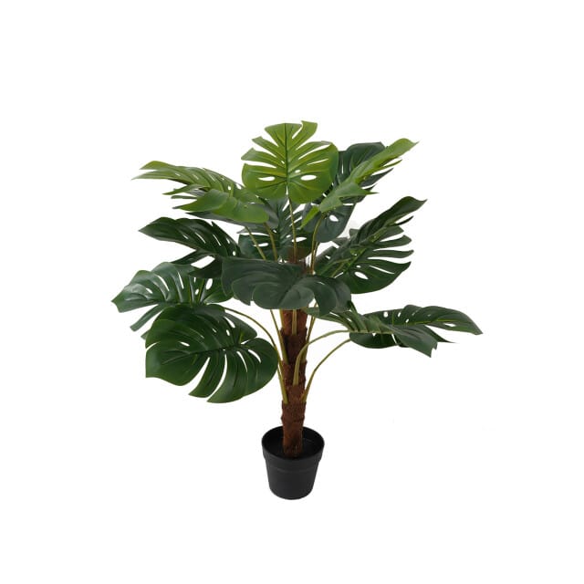 Present Time Kunstplant Monstera Large - Groen - 75x75x98cm - Modern