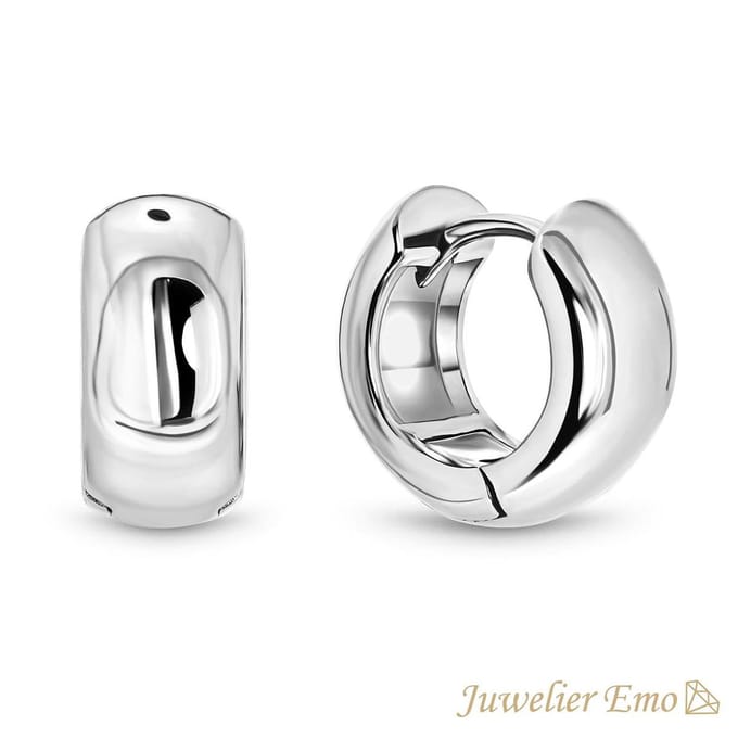 oorringen Zilver Fantasie ROND – Diameter 16 MM – SMALL