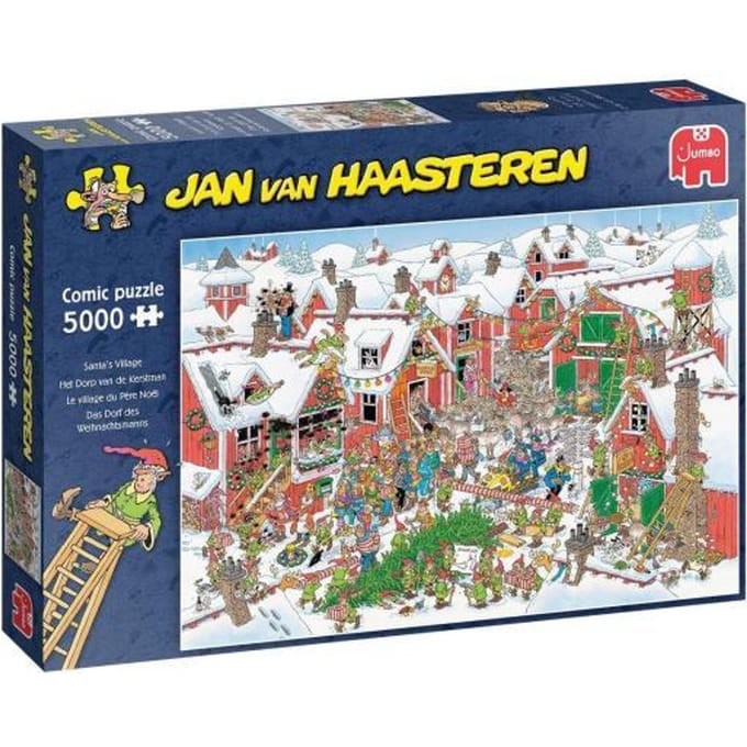 Jumbo Jan van Haasteren Het dorp van de Kerstman 5000 stukjes Volwassenen puzzels