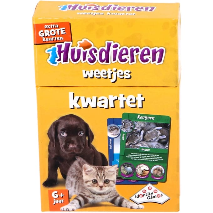 Huisdieren Weetjes Kwartet Bordspellen