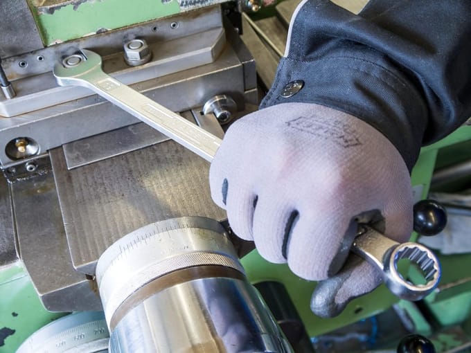 Extra Lange Ringsteeksleutel 21 mm - Slanke Bouwvorm voor Meer Kracht