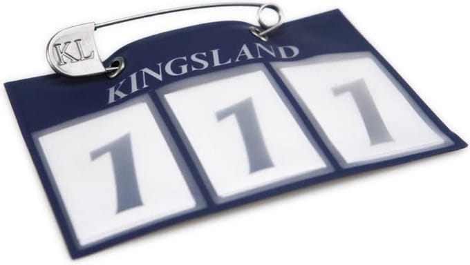 Kingsland Nummerplaat Classic Wit