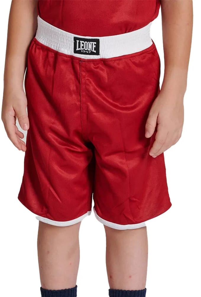 Leone1947 Double Face Korte Broek Rood S Kinderen