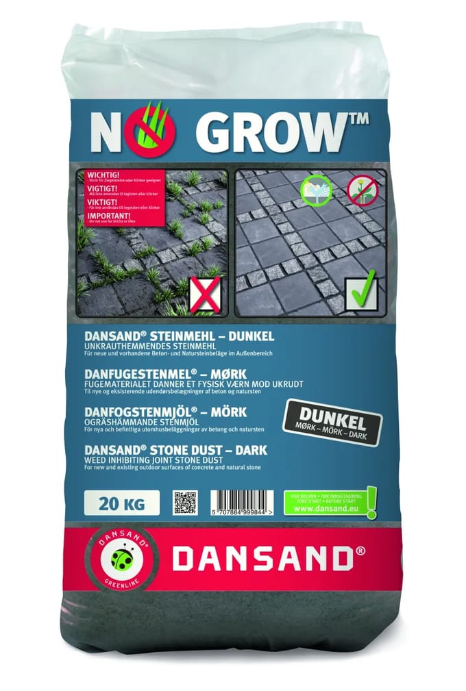 Dansand Steinmehl Dark 20kgVoegbreedte 3-20mm