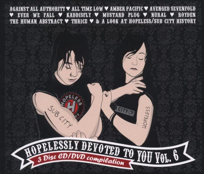 Hopelessly Devoted To You 2cd+Dvd//W/Avenged Sevenfold/Thrice/Well/Melee/Ao 6 - Various