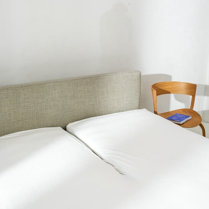 Auping Molton voor splittopper - 180/200 x 200/210/220 cm - Wit