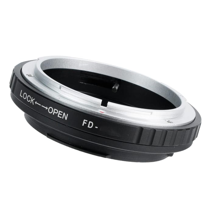 FDEOS EF Ring Adapter Lensadapter FD Lens voor Canon EOS EF Mount Camera wit