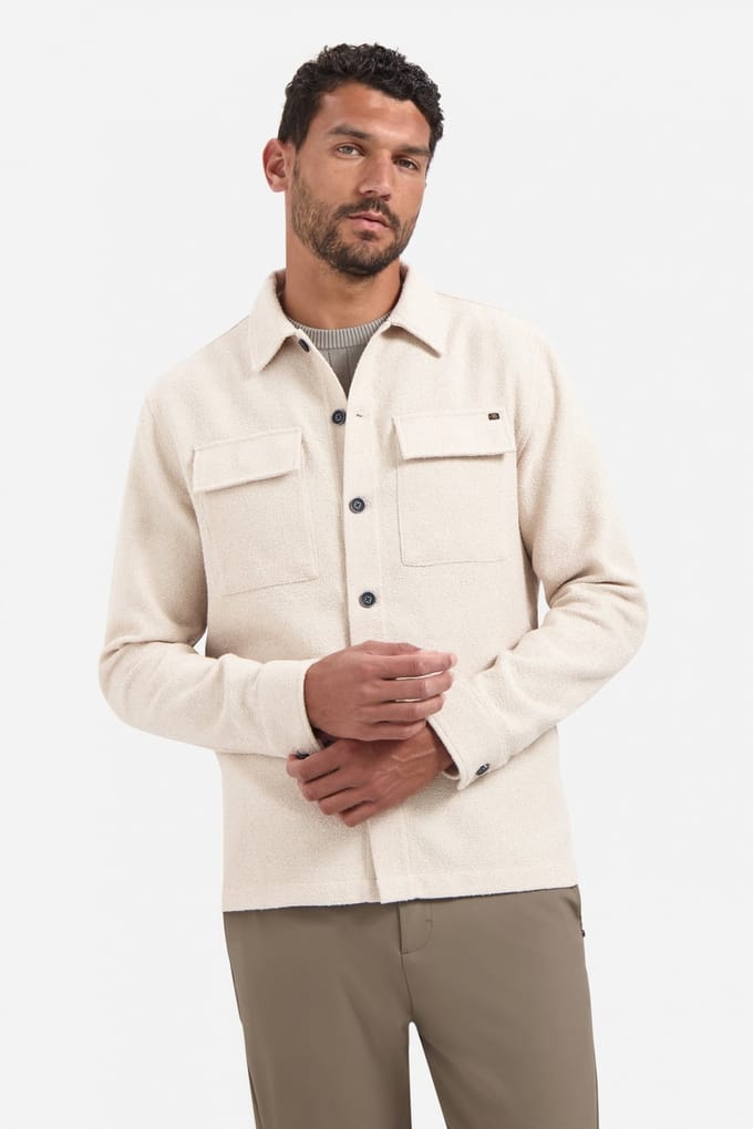 No Excess Overshirt Full Button Stretch Kit Größe: L | Casual hemden Outlet | Herren