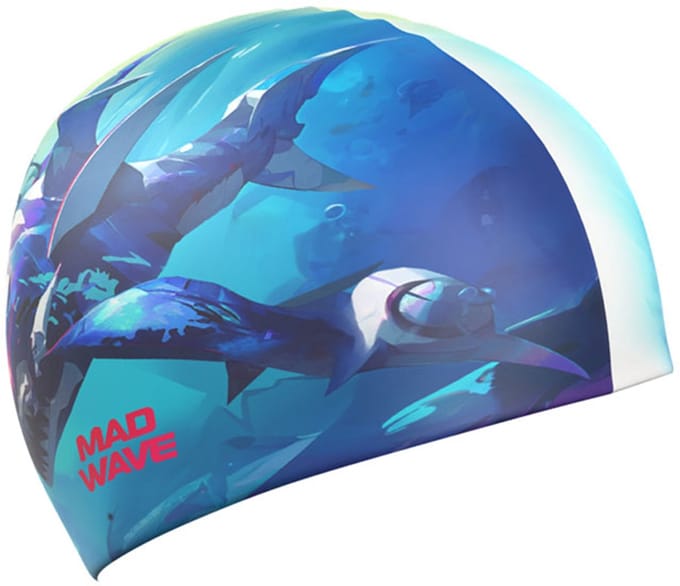 Madwave Shark Hq Zwembadmuts Blauw