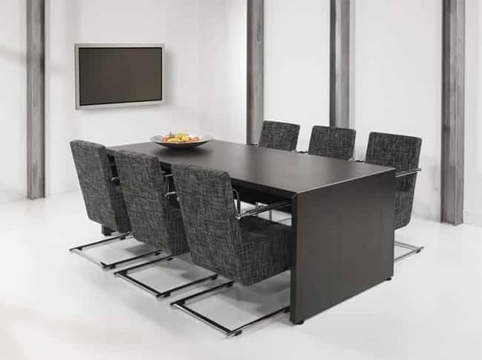 Vergadertafel Chief Donker Eiken 220x100cm