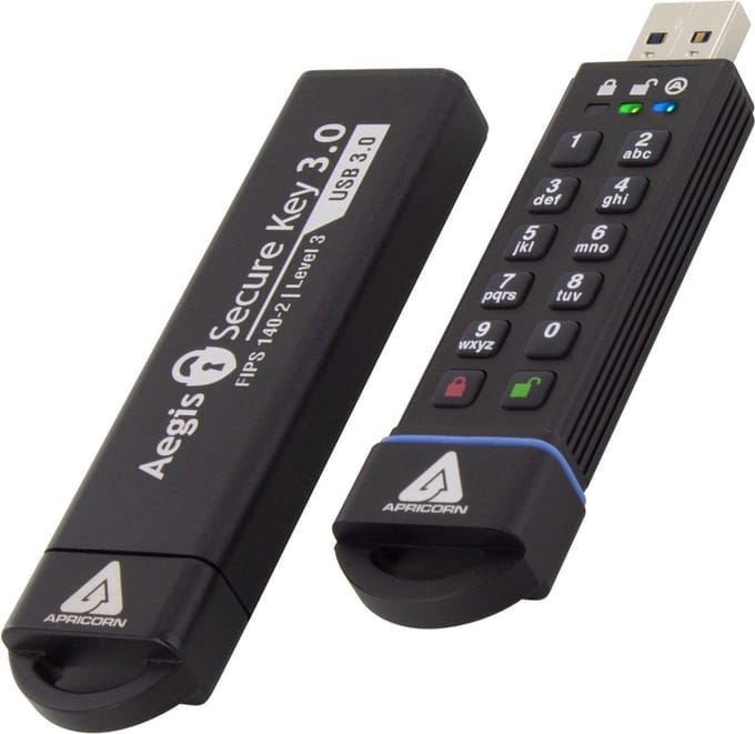 Apricorn Aegis Secure Key 3.0 - 16GB - USB-stick