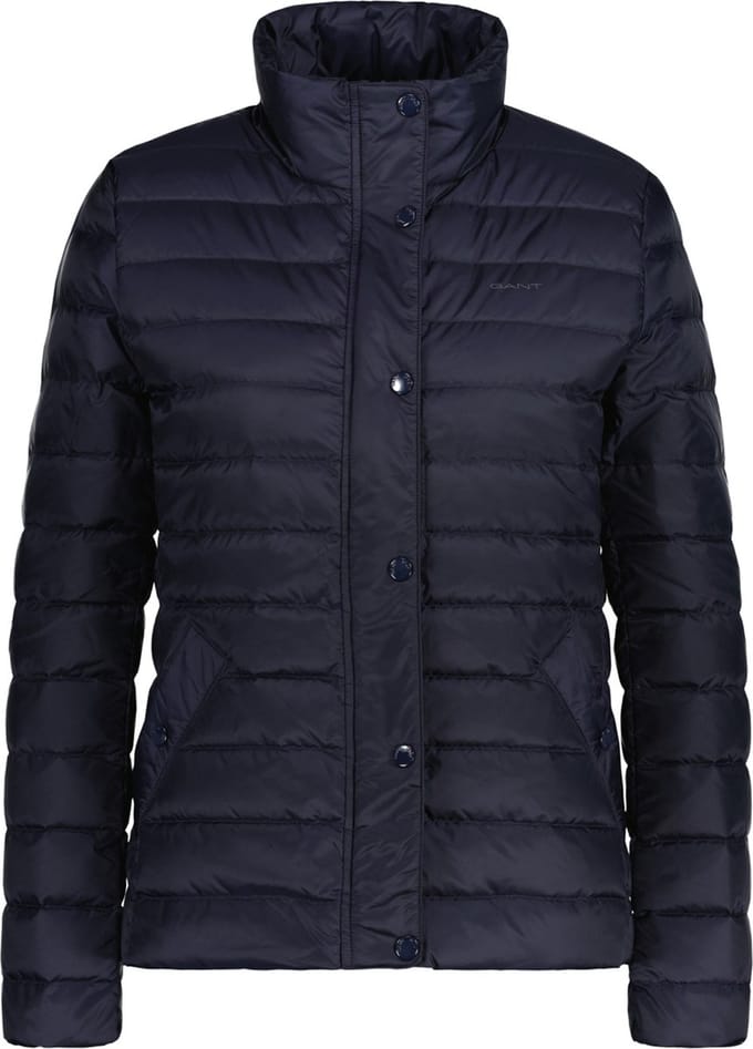 Gant Light Down Jas Blauw L Vrouw