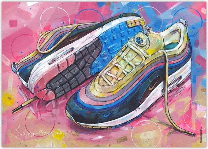 Sneaker poster Sean Wotherspoon vullend 70x50 cm