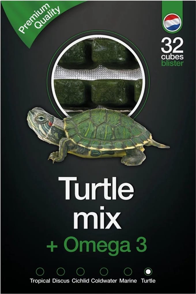 DS Schildpad & Omega3 diepvriesvoer | 100 gram | omega 3 mix Diepvries