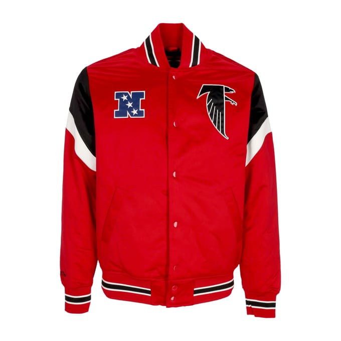 Herenbomberjack Nfl zwaargewicht satijnen jack Atlfal originele teamkleuren
