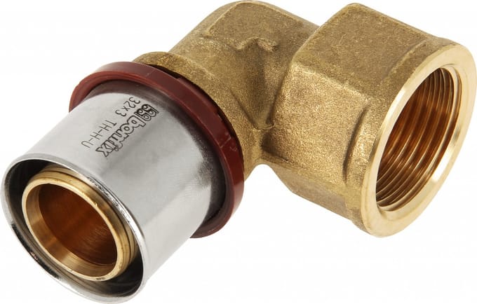 Bonfix Perskoppeling - 1x Alu-pers 1x Binnendraad - Kniekoppeling - 1 x 32mm