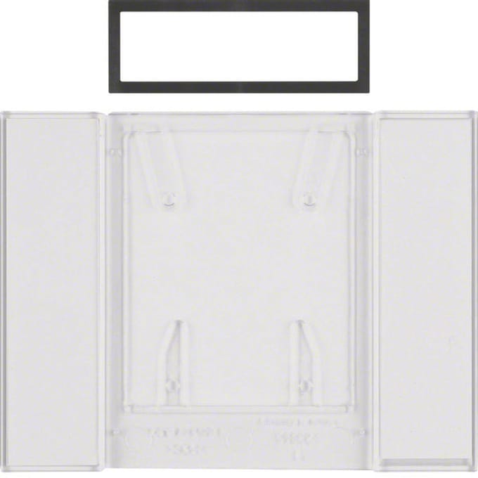 Hager Berker B.IQ 4-Knoppenveld Transparant Helder - 75900081