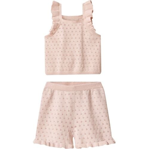 LUPILU Baby kledingset 2-delig (Roze, 50/56)