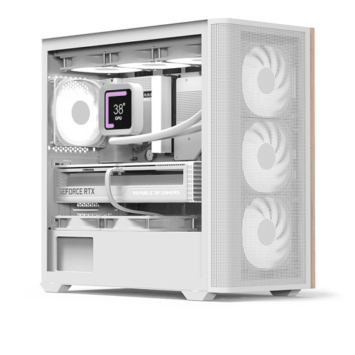 Aerocool D301A V2 wit/hout