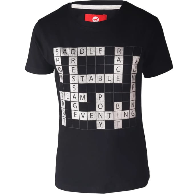 T-shirt met opdruk voor kinderen Red Horse