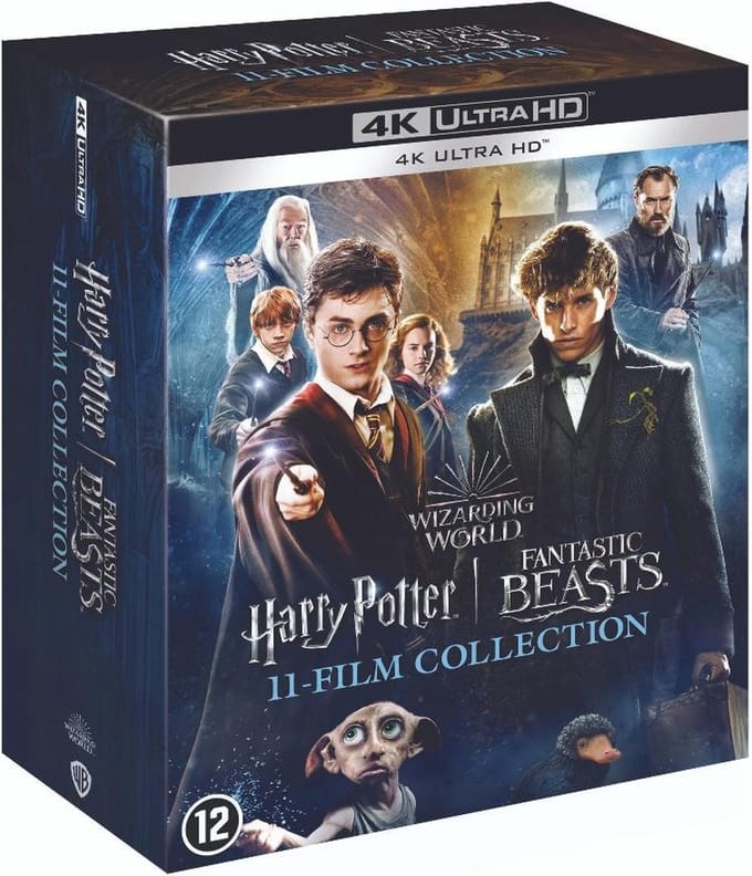 Harry Potter - 1 - 7.2 Collection + Fantastic Beasts 1 - 3 (4K Ultra HD Blu-ray)