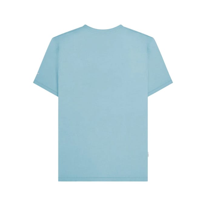 Lambretta Heren Heritage SS26 Logos T-Shirt (Lichtblauw)