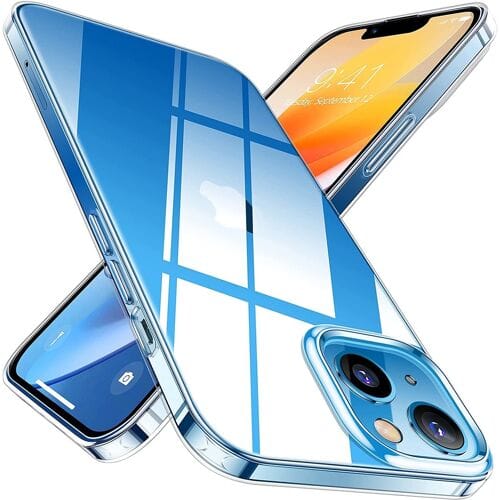 ShieldCase Ultra thin silicone case geschikt voor Apple iPhone 13 Mini - dun design silicone hoesje - transparant