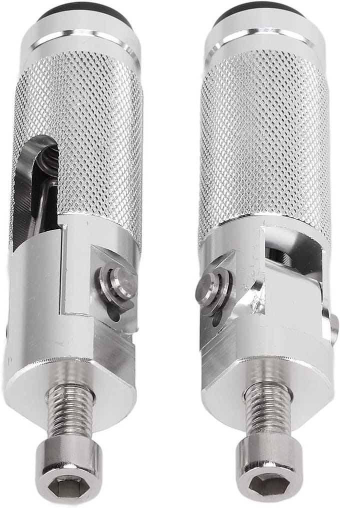Universele Motorfiets Voetsteunen Set (2 Stuks) - Antislip Pedalen