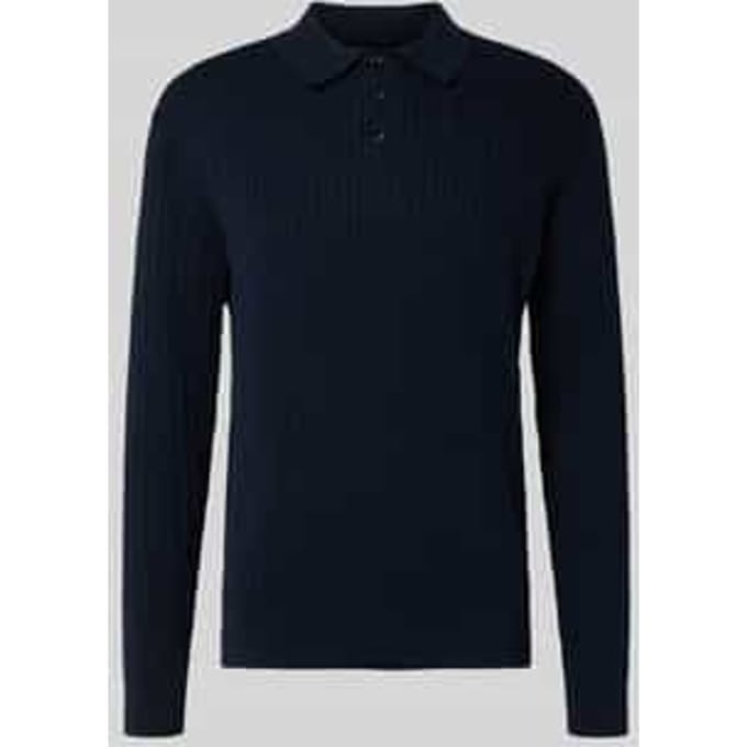 Gebreide pullover met polokraag