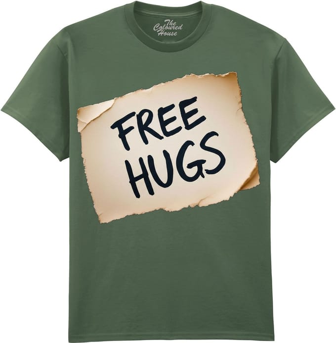 Free Hugs Note The Coloured House T-shirt S