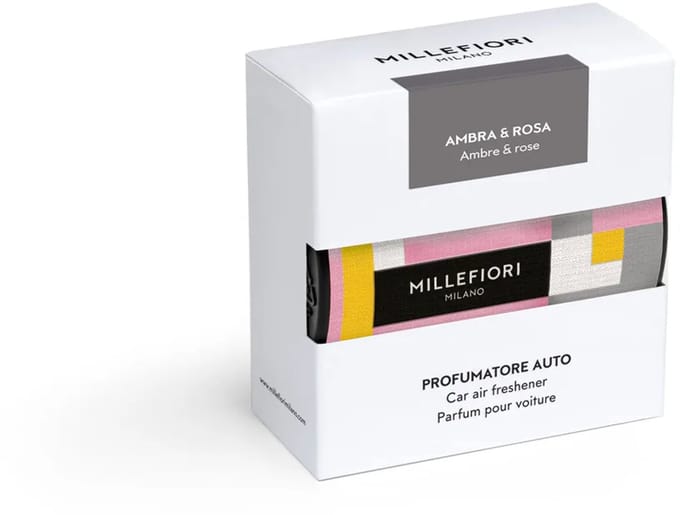 Millefiori Milano - Autoparfum Icon T7 - Textile - Ambra & Rosa
