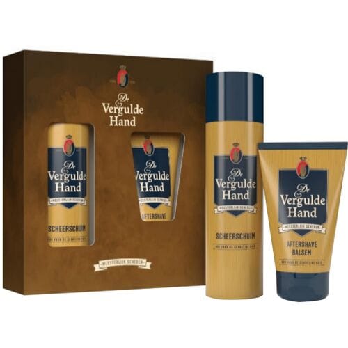 De Vergulde Hand Scheerschuim 250 ml + Aftershave Balm 100 ml - Geschenkset heren