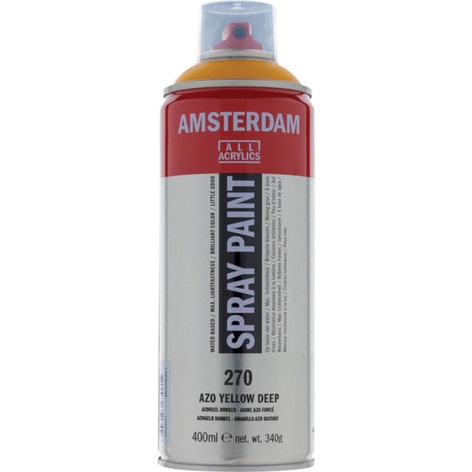 Spuitbusverf - Spraypaint - #270 - Azogeel Donker - Amsterdam - 400ml